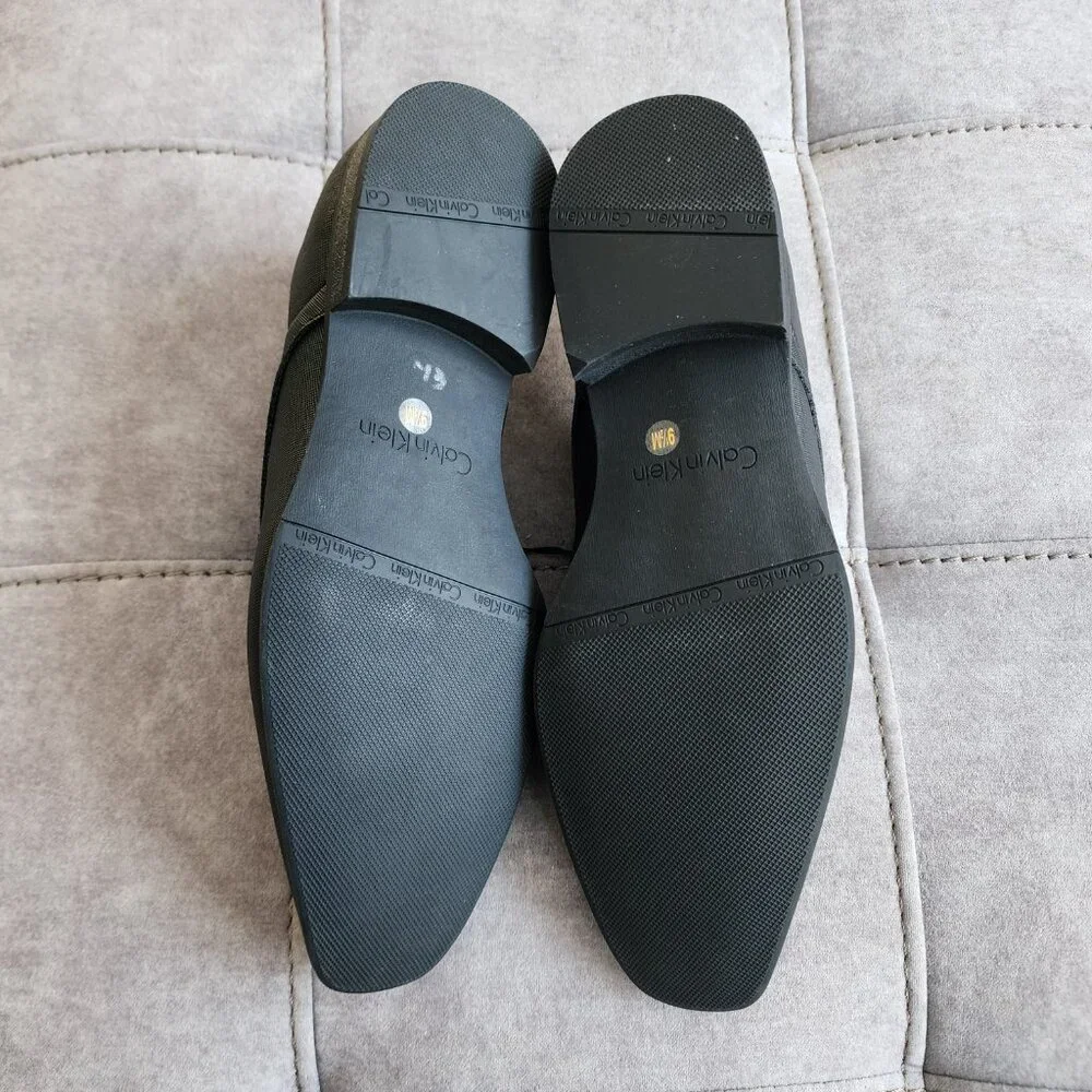 NEW Calvin Klein Men's Benton Leather Oxfords Size 9.5